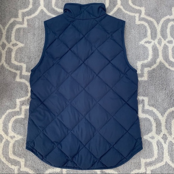 J Crew navy puffer vest - Picture 4 of 4